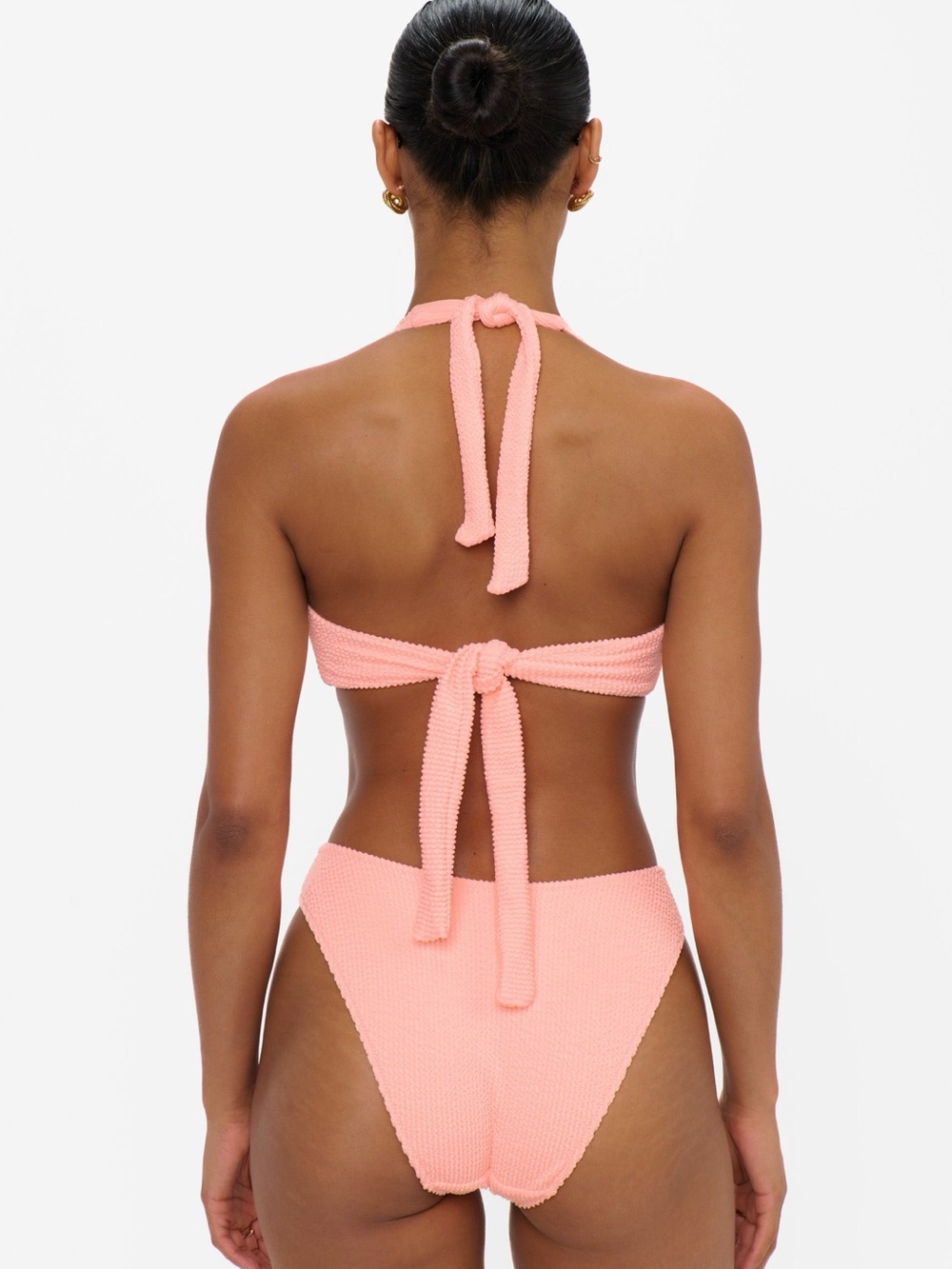 Show Me Your MuMu Malta Bikini Bottoms Peach Serbert Scrunch NWT